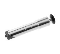 Kichvoe Bike Stem Riser Adapter Handlebar Stem Riser Extender Alloy Plastic Silver Lightweight Upright Riding Position Easy Installation for Road Bike Steering Tube
