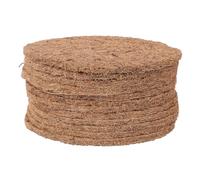 Kichvoe Bird Nest Mat for Pigeon Eggs and Birds and Breeding Accessory Easy to Dry Golden Coir 12pcs Washable Suitable for Nesting and Egg Hatching
