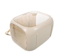 Kichvoe Bird Travel Cage Carrier Parrot Take-out Box Lightweight Easy to Clean Plastic 10.02x8.06x6.29in for Vet Visits and Adventure Suitable for Cockatiel Parakeet