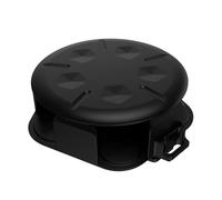 Kichvoe Black Abs Coin Collection Holder with Oxidation Resistance and Secure Coin Storage Practical and Business Use