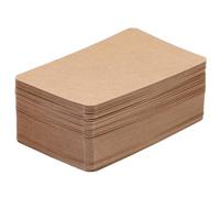 Kichvoe Blank Cards with Smooth Writing 100pcs Double-Sided Made of Coated Paper Design Compact Note Cards for Writers and Students Word Games and Handwriting Practice