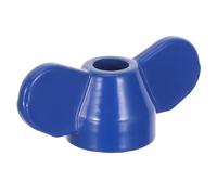 Kichvoe Blue Butterfly Valve Handle Replacement for Utility Faucet and Service Hose Nozzle, 17.5mm Bottom Hole with Smooth Polished Surface, Breakage Prevention and Easy Operation