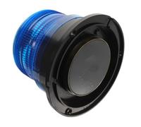 Kichvoe Blue LED Car Roof Strobe Light Solar Powered Warning Lamp