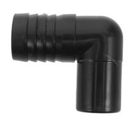 Kichvoe Boat Bilge Drain Connector, 360 Rotatable 26.5mm Black ABS | High Volume Discharge, Barbed Hose Grip, for Bilge Hose, Yacht Maintenance Crews, Marine Technicians