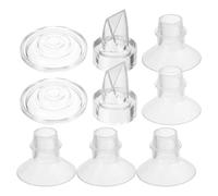 Kichvoe Breast Pump Flange Insert Duckbilled Valves Silicone 13mm 15mm 17mm 19mm 21mm for Electric Breast Pump Parts