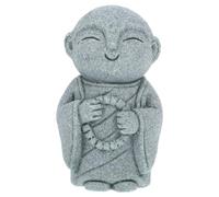 Kichvoe Buddha Statue Ornament Craft Retro Decor Buddha Figurine for Home Office Desktop Japanese Prayer Sculpture and Chic Garden Decoration