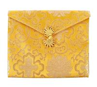 Kichvoe Buddhist Scripture Pouch Buddhist Zen Book Wrap Cloth Chinese Style Pattern Light Weight Prevent Books from Being Crushed Portable Office School