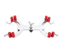 Kichvoe Burette Clip Laboratory Clamp Aluminum Butterfly Clamp for Titration Stand Marble Base Scientific School Experiment Titration Fixing Accessory