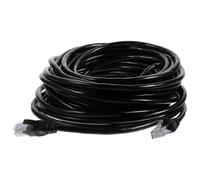 Kichvoe Cat6a Network Cable Cat 6 Ethernet Cable Stable Fast Transmission Long Lifespan Black Copper Clad Aluminum Connecting Home Computers and Routers