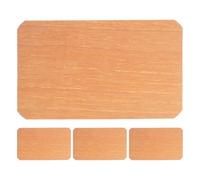 Kichvoe Cedar Storage Accessories 4pcs Brown Wood Large Size for Cigar Moisture Release Suitable for Offices and Bars