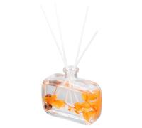 Kichvoe Cedarwood Essential Oil Diffuser Stick with Glass Container and Osmanthus Flower Design for Bedroom and Bathroom