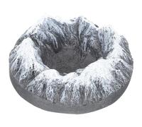 Kichvoe Cement Ashtray with Practical Design round with Stable Bottom Nordic Style Decorative Cigarette Ash Holder for Indoor and Bar Use for Home and Office