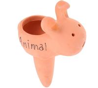 Kichvoe Ceramic Animal Shape Self Watering Spike Plant Watering Tool for Indoor Plants Automatic Drip Irrigation Device Cute Rabbit Design