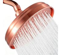 Kichvoe Copper Shower Sprayer Antique Black Large Rain Shower Nozzle for Household Washroom Modern Style