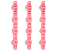 Kichvoe Cosmetic Makeup Brush Organizer Drying Silicone Rack 3pcs Brush with Multiple Slots Design for Space Saving and Storing Cosmetic Tools and Women