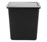 Kichvoe Countertop Trash Bin Covers Stainless Steel Trash Bin Lid Recessed Built-In Flap Covers Garbage Can Lids For Kitchen Home