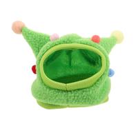 Kichvoe Cute Bearded Dragon Hat for Hamsters and Bearded Dragons Comfortable Cloth Lizard Cosplay Cap with Horns and Pom-pom Ball, for Winter Photoshoots and Daily Wear