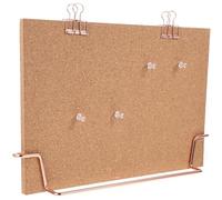 Kichvoe Cute Bulletin Board Push Pin Board with Metal Frame Creative Design Lightweight Reusable Easy to Insert Pushpins Office Desktop Display