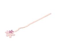 Kichvoe Cute Cartoon Style Cherry Blossom Bookmark for Book Lovers, Long Strip Metal Floral Page Marker with Gentle Hold and Resistant to Breaking, Reading Accessory Present