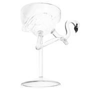 Kichvoe Decorative Flamingo Cocktail Goblet Unique Glass for Weddings Christmas Celebrations Elegant and Easy to Clean for Serving Wine and Cold Drinks