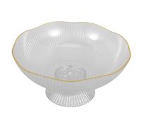Kichvoe Detachable Fruit Serving Bowl with Stable Base Support and Large Opening, Elegant Vintage Style Snack Tray for Kitchen and Bar Use, Keeps Fruit Clean and Fresh