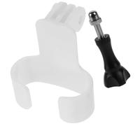 Kichvoe Dive Camera Mount for Diving Mask, Wear-resistant and Stable Platform, Plastic and Stainless Steel Material, , for Underwater Photography and Scuba Diving