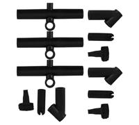 Kichvoe DIY kite fixed parts 12pcs straight and duckbill plastic connectors universal compatibility for kite flying and frame repair
