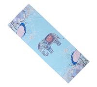 Kichvoe Double-sided Non-slip Yoga Mat with Printed Vintage Pattern, Chic Training Cushion for Home and Office Use, Soft Anti-skid Surface for Women’s Yoga and Fitness