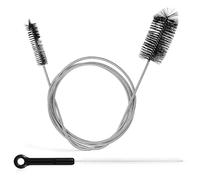 Kichvoe Drain Cleaning Tool Set with Double-Ended Spring Brush and Hose Cleaner Brush for Kitchen Sink and Pipe Maintenance Home Drain Unblocker with Flexible Tube