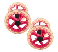 Kichvoe Dual Wheel Ab Roller for Core Strength Training with Non-slip Sponge Handles, Full Body Activation Exercise Roller Wheel for At-home Exercise and Office Use