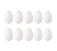 Kichvoe Easter Foam Eggs 50pcs White Eggs for Spring Easter Spring Holiday Crafts Making Handmade DIY Painting School Projects 3cm