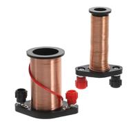 Kichvoe Electromagnetic Induction Solenoid Physics Kit for Experiment Demonstration Coil Primary Secondary Wires for School Teaching Aid