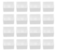 Kichvoe Empty Watercolor Half Pans Paint Holders Reusable Abs Plastic Palette Box 12pcs with Small Compartments for Solid Watercolor Storage for Painters and Artists