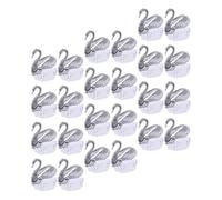 Kichvoe European Style Wedding Candy Boxes Swan Shape 24Pcs Silver Candy Containers for Party Valentines Birthday Favour