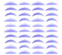 Kichvoe Eyelash Grafting Gaskets to Achieve a Lift 20 Pairs Reusable Silicone Eyelash Perming Curler Pads for Beauty Salon Use for Women