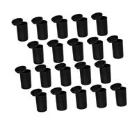 Kichvoe Film Canisters with Caps Black Plastic Storage Containers 20Pcs Lightproof Camera Reel Holders for Photographers Film Protection and Small Accessories Storage