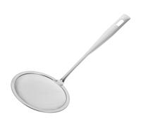 Kichvoe Fine Mesh Skimmer Spoon Stainless Steel Hot Pot Fat Strainer Colander Scoop Foam Grease Skimming Cooking Oil Sieve for Gravy Flour