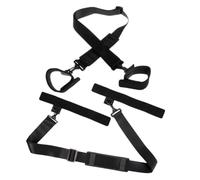 Kichvoe Fishing Rod Carry Strap Holder Belt Anti-slip 2pcs Fishing Rod Strap Black Sbr Neoprene and Ok Cloth for Travel On-the-go