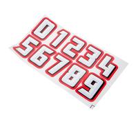 Kichvoe Football Helmet Daily Practice and Competition Self Adhesive Removable Number Stickers Reflective Film for Sports Helmet
