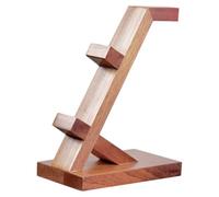 Kichvoe Game Controller Protecting Controllers and Wooden Headset Holder Stand for Organizing with Stylish Simple Structure Design in Brown for Gaming Entertainment Area Storage
