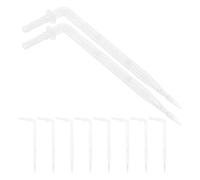 Kichvoe Garden Irrigation Kit 50Pcs Curved Arrow Drippers with Automatic Sprinklers, for Horticultural Micro-Sprinkler Irrigation and Potted Plant Watering Using 4/7Mm Tubing