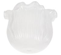 Kichvoe Glass Lamp Shade 150mm Diameter Table Light Cover with 10mm Aperture, Replacement Glass Lampshade for Desk, Wall, and Pendant Lamps, Home Ambient Lighting