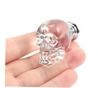 Kichvoe Glass Skull Head Cabinet Knobs for Dresser Drawers and Kitchen Cabinets, Sturdy Structure with Easy Installation, Vintage Style Handles for Home Furniture