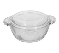 Kichvoe Glass Steamed Egg Bowl with Cover 275ml Lightweight Fine Workmanship Beautiful Appearance Microwave Safe for Home Kitchen and Housewarming