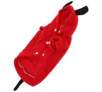 Kichvoe Halloween Dog Clothes Devil Costume for Pets, Red Fleece Pet Winter Clothes with Easy off Design, for Photo Taking and Special Occasions like Halloween