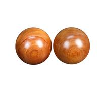 Kichvoe Hand Exercise Balls for Finger Training for Hand Mobility, and 2pcs Wooden Strength Manual Dexterity Improvement Solid Rosewood Round Fitness Massage Balls Relaxation