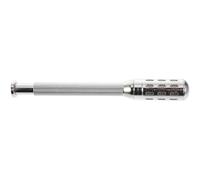 Kichvoe Handheld Stainless Steel Moxas Stick Massage Rod for Facial Sterilization and Immunity Improvement with Silver Metal Roller, for Eye and Foot Moxibustion Therapy at Home