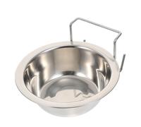 Kichvoe Hanging Stainless Steel Dog Bowl with Enough Capacity for Daily Feeding, Safe and Healthy Pet Food Basin Suitable for Cats and Dogs, Sturdy and Easy to Clean