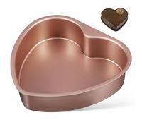 Kichvoe Heart Shaped Cake Mold with Removable Base Small 7.7 Inch Reusable Cake Pan for Baking Cakes Brownies and Pastries Ideal for Valentine S Day and Special Occasions