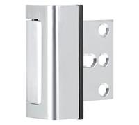 Kichvoe Heavy Duty Aluminum Alloy Door Latch Lock with Tool-Free Opening for Childproof Security and Preventing from Sneaking, Silver Door Chain Lock for Home Safety